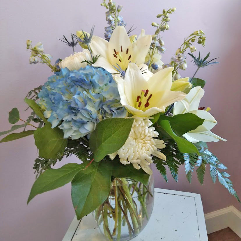 Blue and White Vase