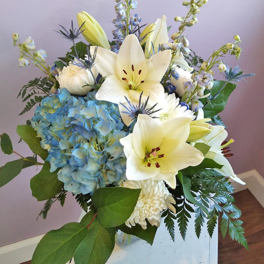 Blue and White Vase