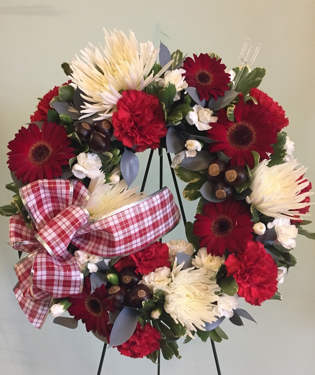 Buckeye Wreath